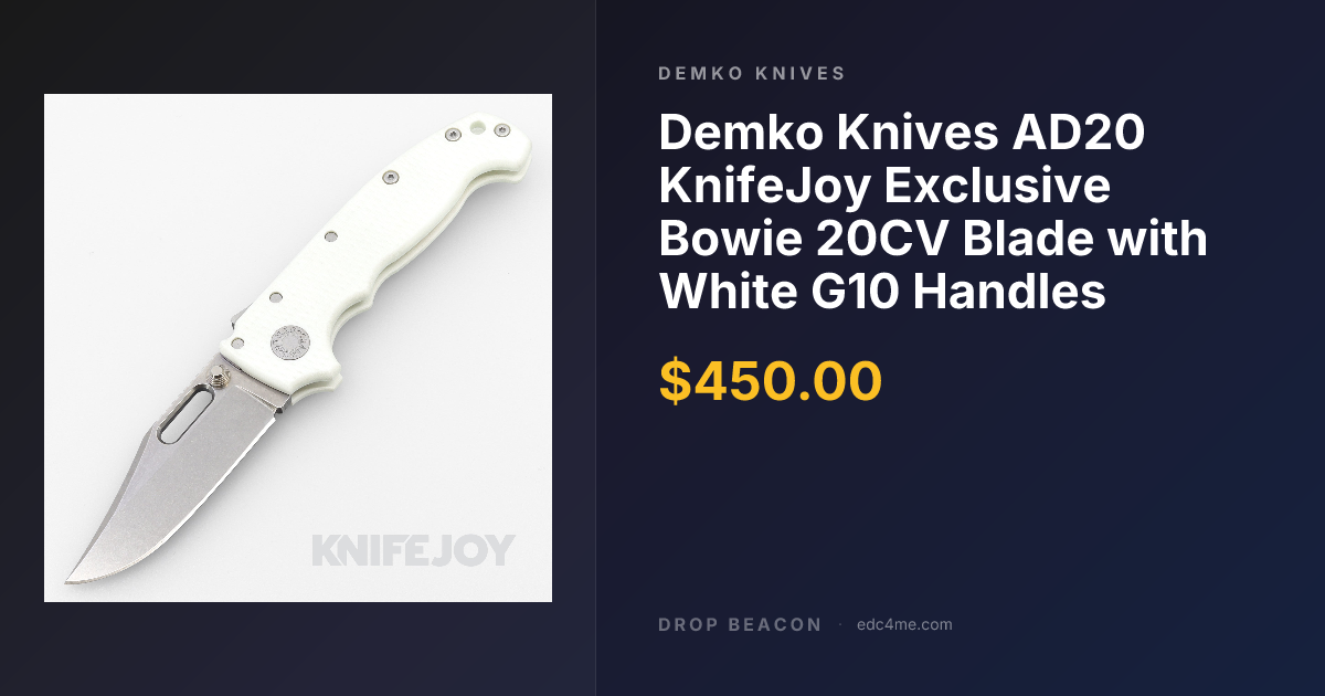Demko Knives AD20 KnifeJ… — Demko Knives — Sold Out | Drop Beacon