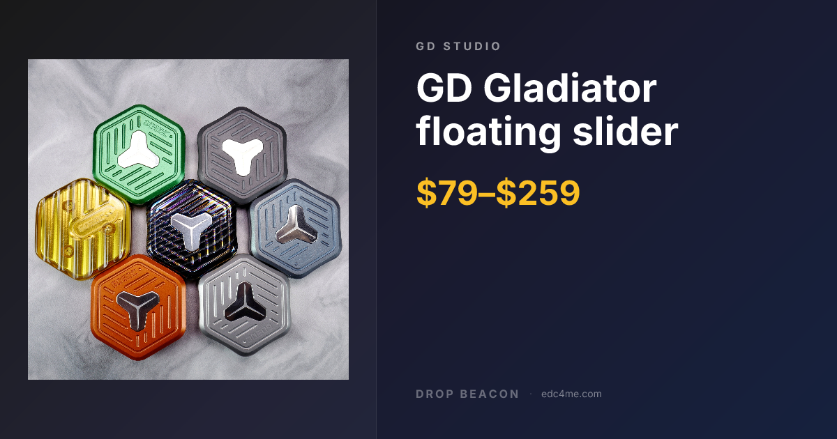 GD Gladiator floating slide… — GD Studio — Sold Out | Drop Beacon