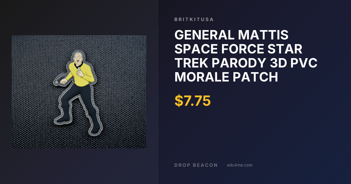 GENERAL MATTIS SPACE FORCE ST… — BritKitUSA — $7.75 | Drop Beacon