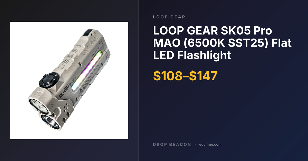 LOOP GEAR SK05 Pro MAO (6500K SST… — Loop Gear | Drop Beacon