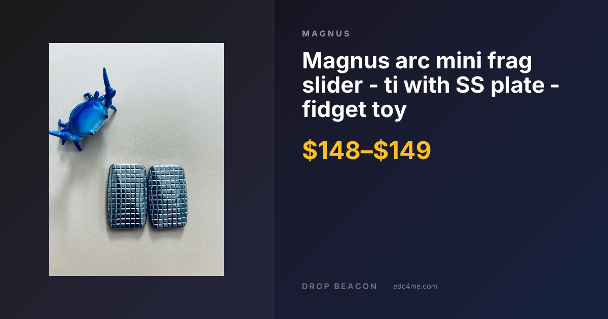 Magnus arc mini frag slider - ti wit… — Magnus | Drop Beacon