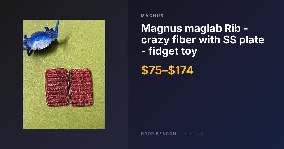 Magnus maglab Rib - crazy fiber wit… — Magnus | Drop Beacon