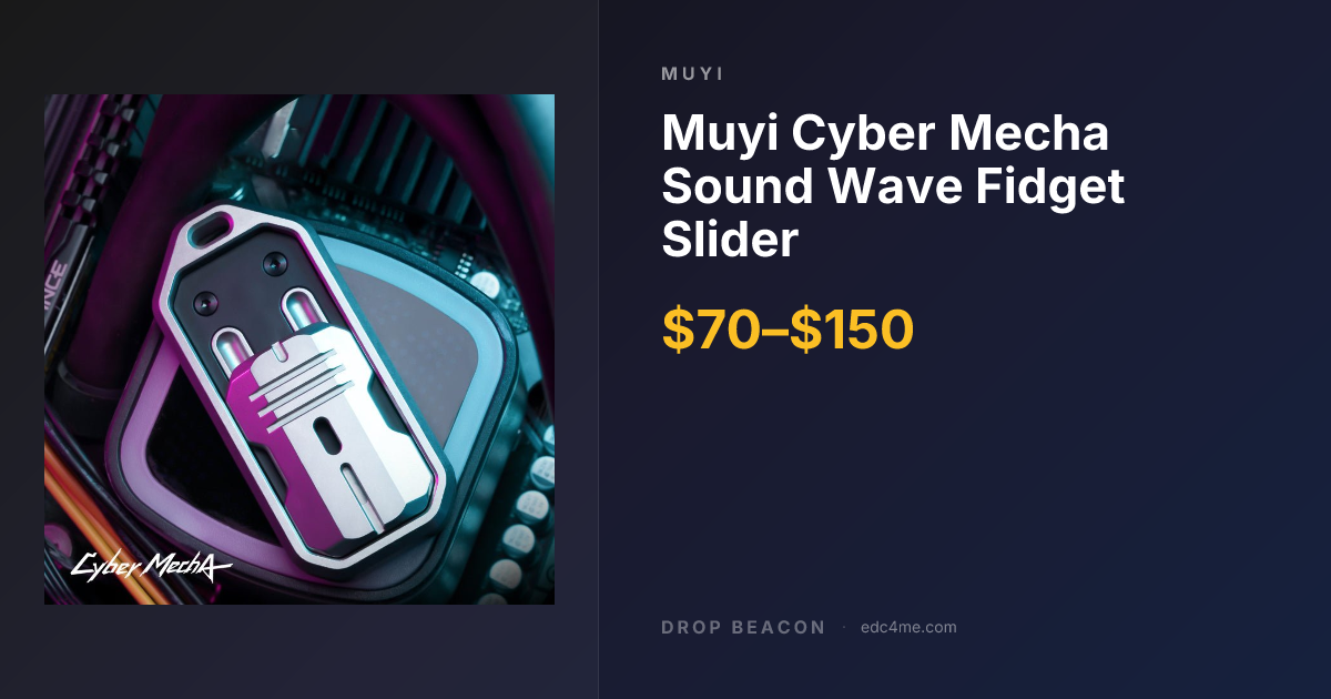 Muyi Cyber Mecha Sound Wave Fidget… — MUYI — $89.95 | Drop Beacon