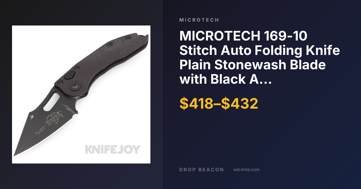 MICROTECH 169-1T Stitch Bor… — Microtech — Sold Out | Drop Beacon