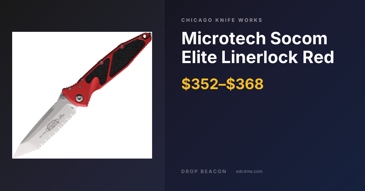 Microtech Socom Elite L… — Chicago Knife Works | Drop Beacon
