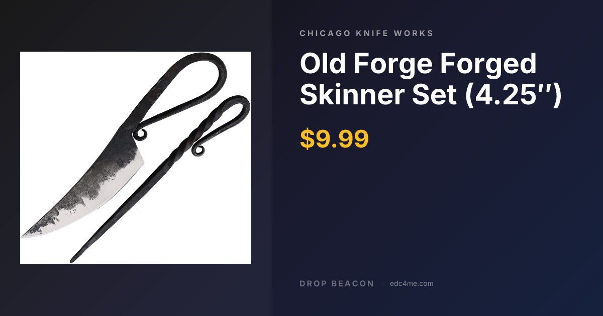 Old Forge Forged Ski… — Chicago Knife Works — $9.99 | Drop Beacon