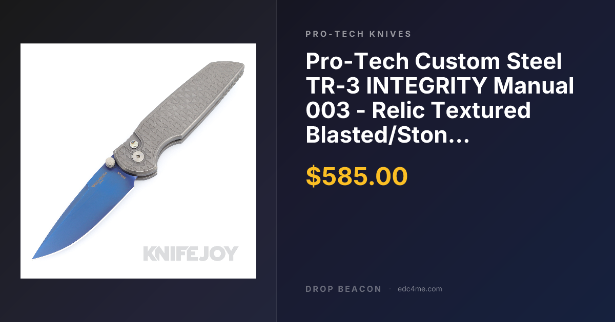 Pro-tech Knives PT-INTEGRIT… — Pro-Tech Knives | Drop Beacon