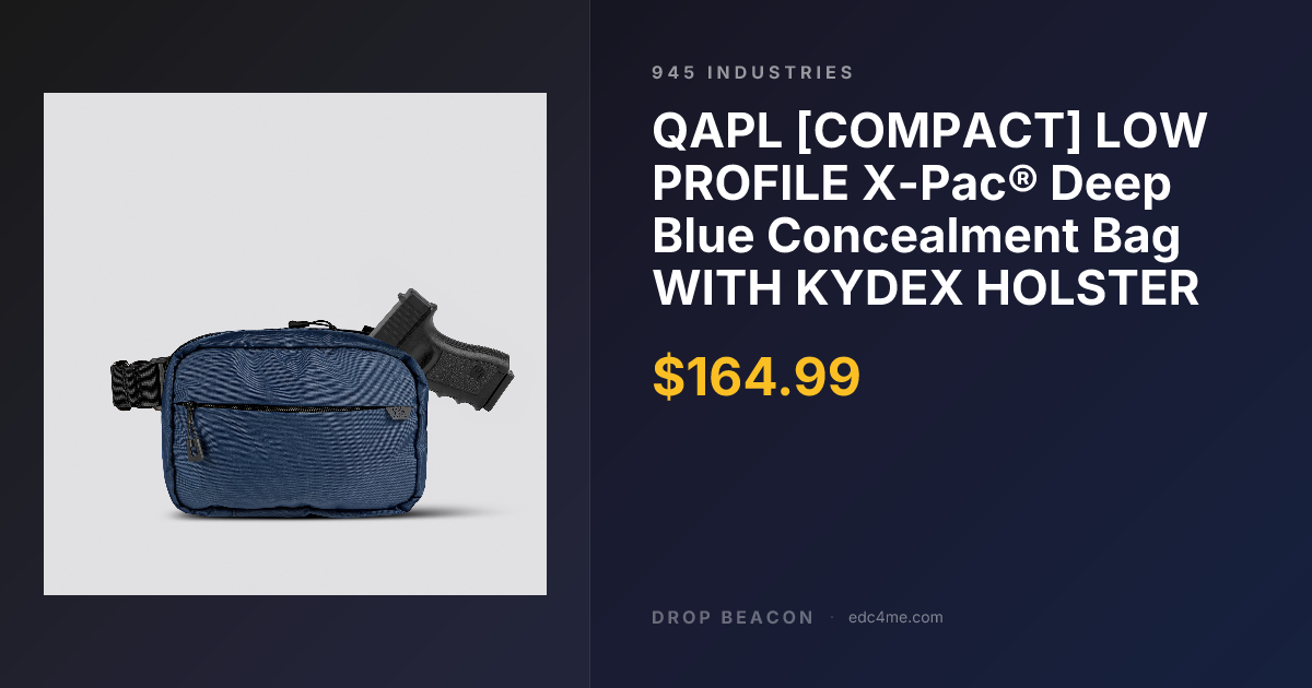 QAPL LOW PROFILE X-Pac®… — 945 Industries — $154.99 | Drop Beacon