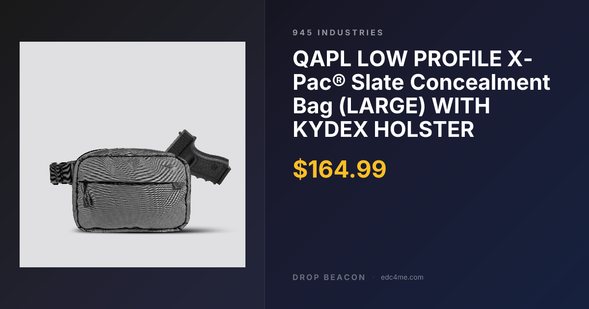 QAPL LOW PROFILE X-Pac®… — 945 Industries — $154.99 | Drop Beacon
