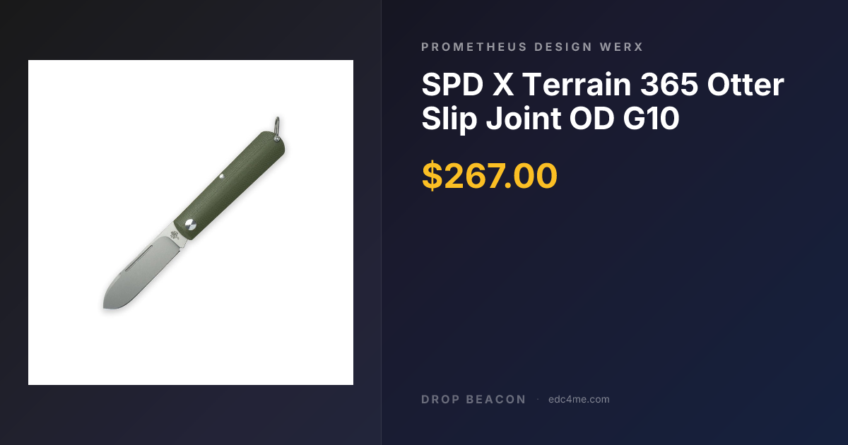 SPD X Terrain… — Prometheus Design Werx — Sold Out | Drop Beacon