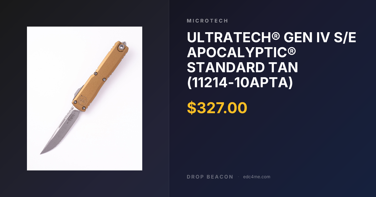 ULTRATECH GEN IV S/E APOCAL… — Microtech — Sold Out | Drop Beacon