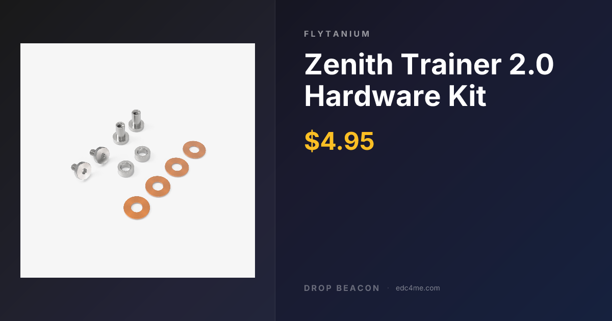 Zenith Trainer 2.0 Hardware Ki… — Flytanium — $4.95 | Drop Beacon